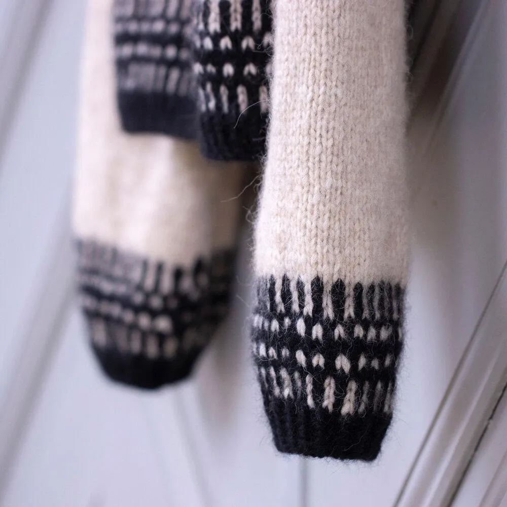Badger and Bloom sweater by Anne Ventzel, No 2   Silk mohair yarn kit (ex pattern)
