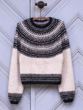 Badger and Bloom sweater by Anne Ventzel, No 2   Silk mohair yarn kit (ex pattern)