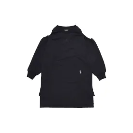 Diesel Girls Black Sweater Dress Cut-Out Shoulders