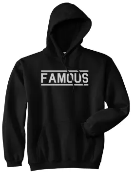 Famous Mens Pullover Hoodie