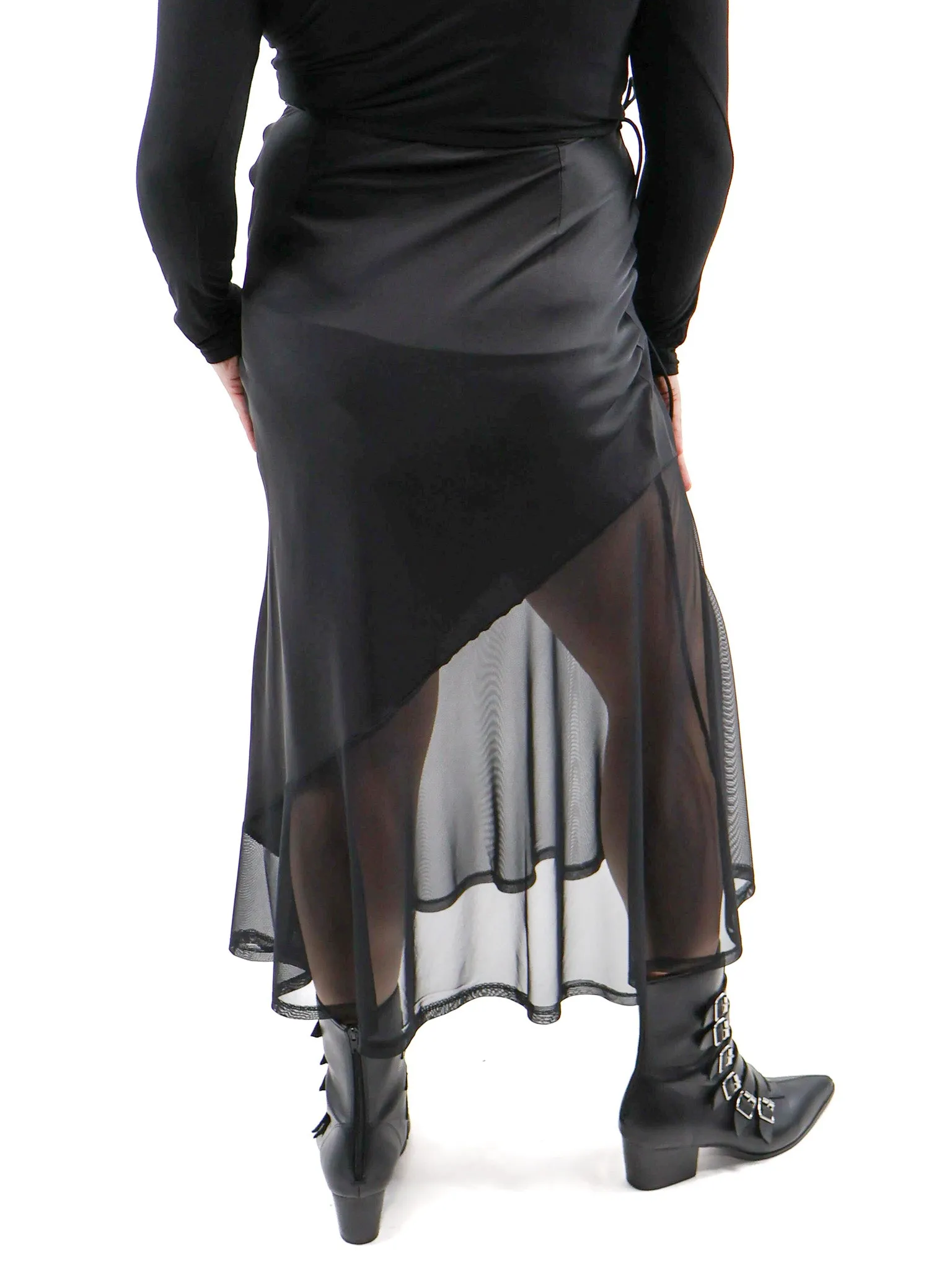 Heather Satin Skirt FOXBLOOD