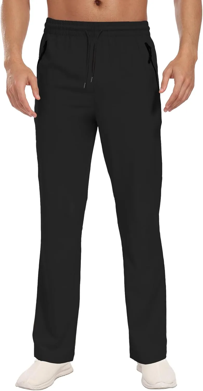 Hiking Pants Men Cargo Pants Water Resistant Lightweight Work Casual Pants Joggers with Zipper Pockets Outdoor HH24019M