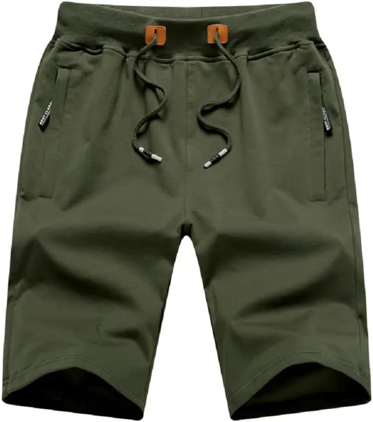 MO GOOD Mens Casual Shorts Workout Fashion Comfy Camo Shorts Breathable Big and Tall Shorts