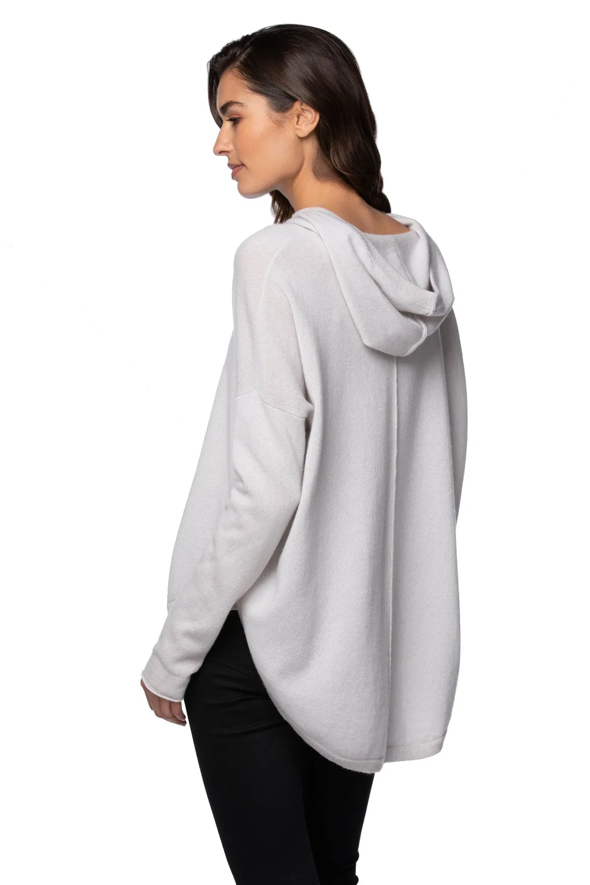 Quinn Washable 100% Cashmere Hoodie Sweater