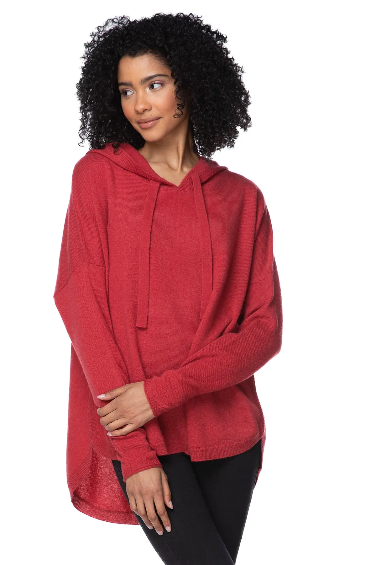 Quinn Washable 100% Cashmere Hoodie Sweater